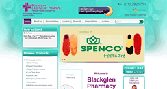 Desktop Screenshot of blackglenpharmacy.ie